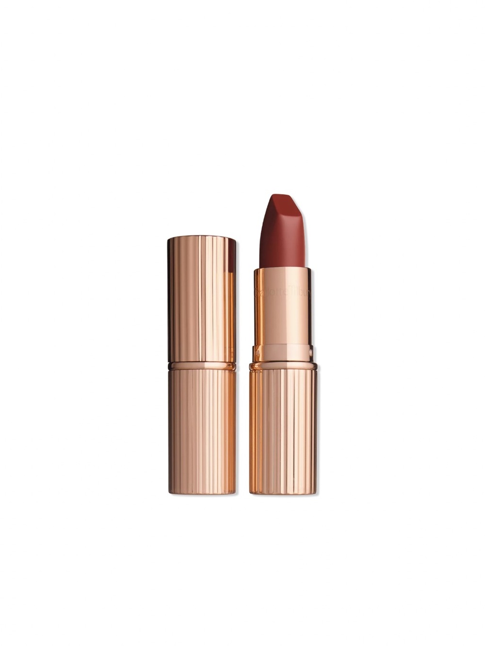 Charlotte Tilbury Matte Lipstick in Brick Red